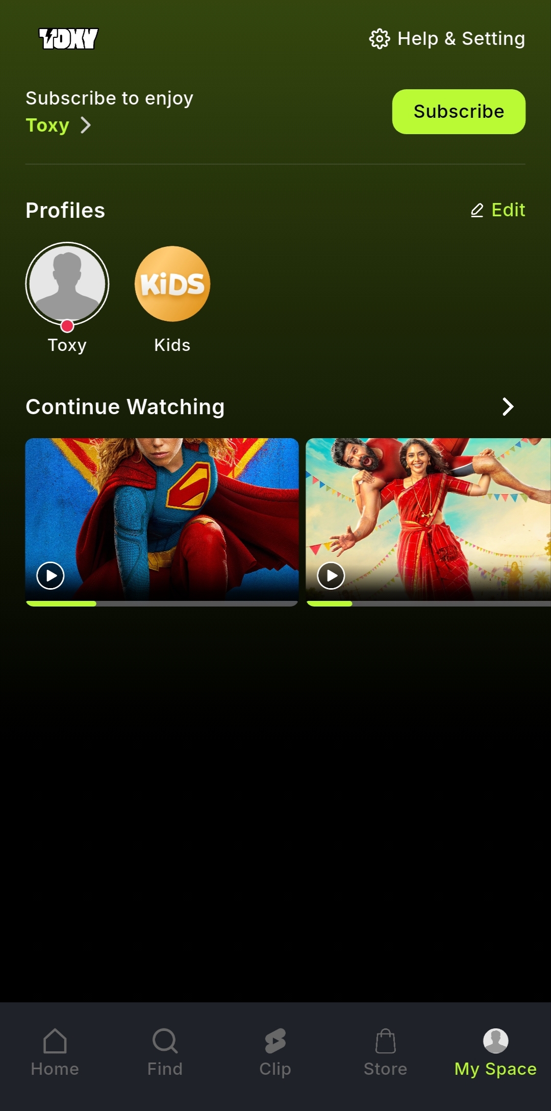 Toxy app screenshot 3
